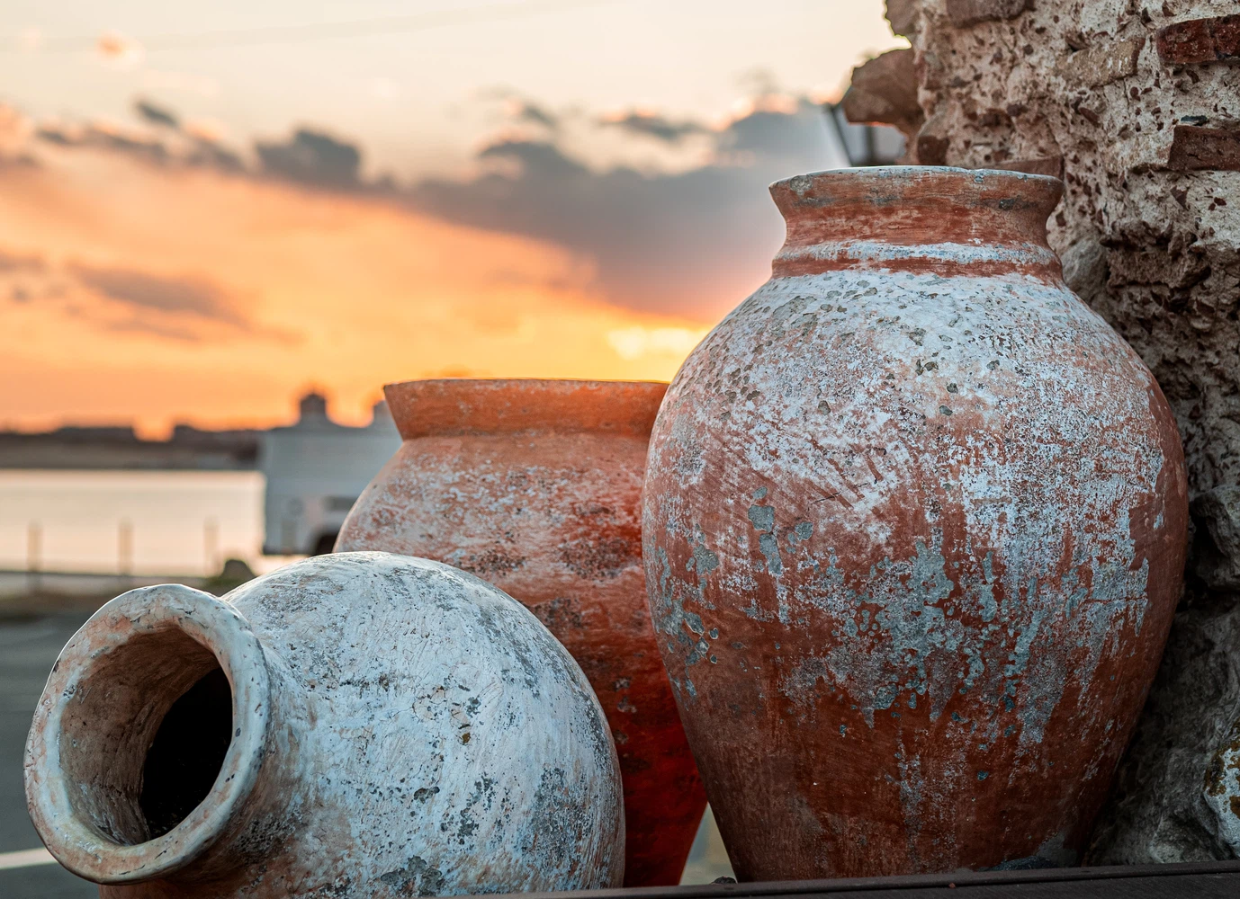 clay pots