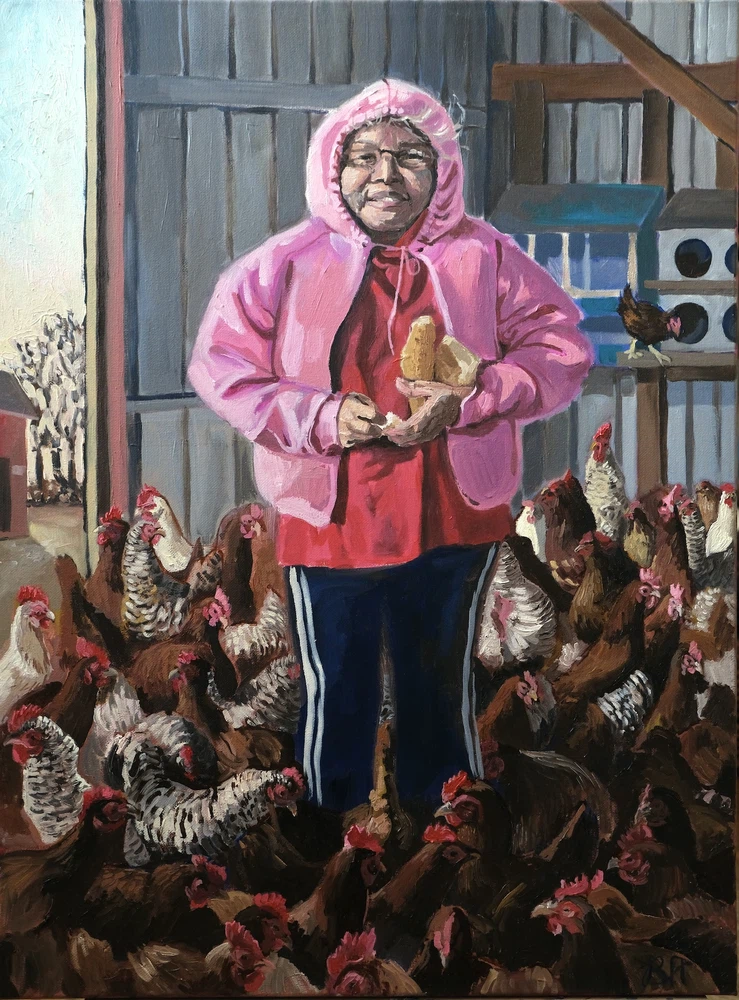 "Feeding of the Fowl"